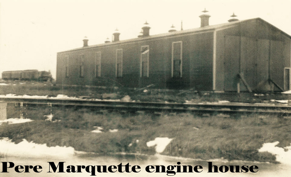 Pere Marquette Engine House, Port Hope Michigan