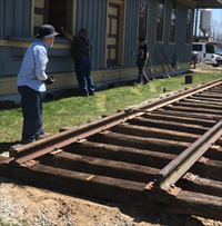 New rails for the caboose. New rails for the caboose.
