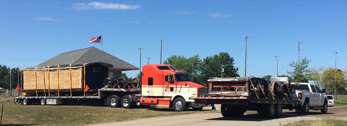 The caboose has arrived in Port Hope!